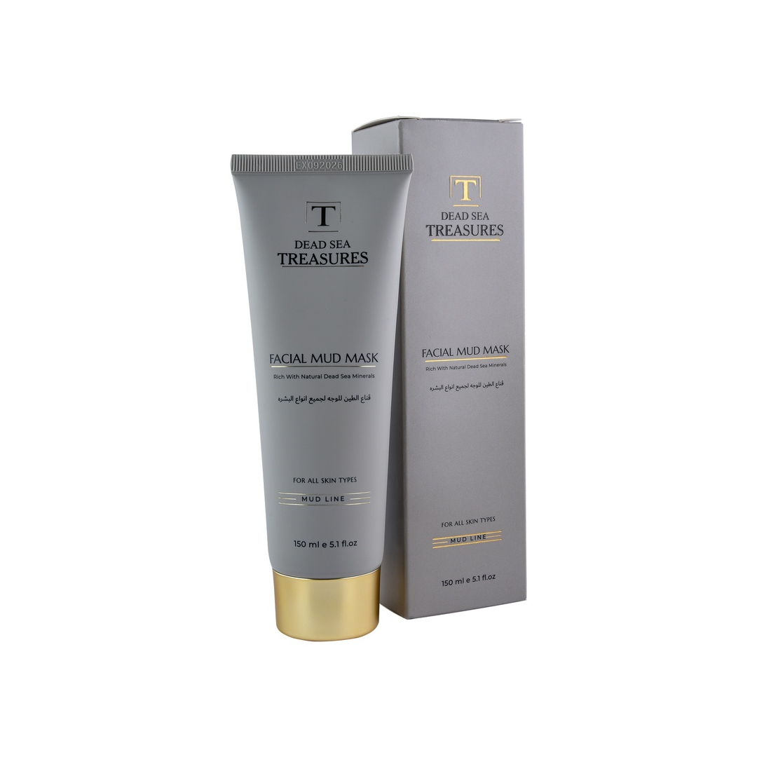 قناع الطين للوجه من كنوز البحر الميت 150 مل |  صيدلية.كوم.