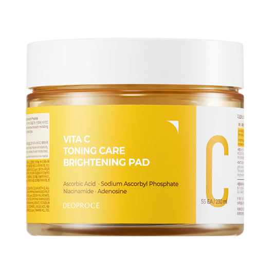 Deoproce vitamin c toning care brightening pad 230 ml