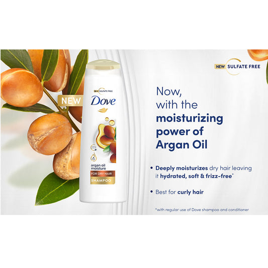 Dove Argan Oil Moisturizing Hair Shampoo 400 ml