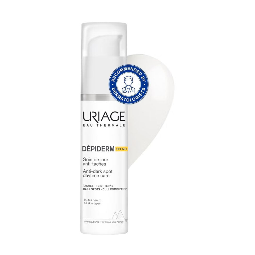 Uriage Parederm Cream Against Brown Spots and Sunscreen +50 V2 - 30 Ml