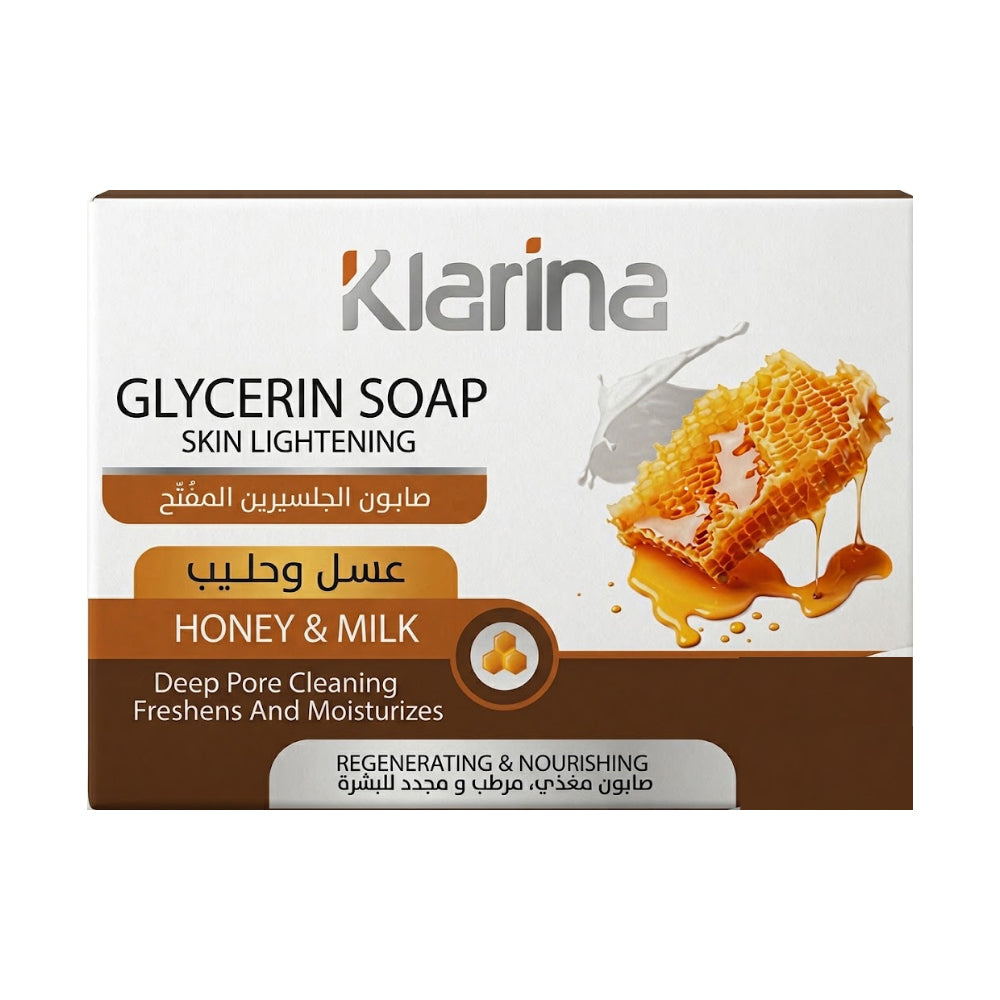 Klarina Glycerin Skin Lightening Soap With Honey & Milk 100 g