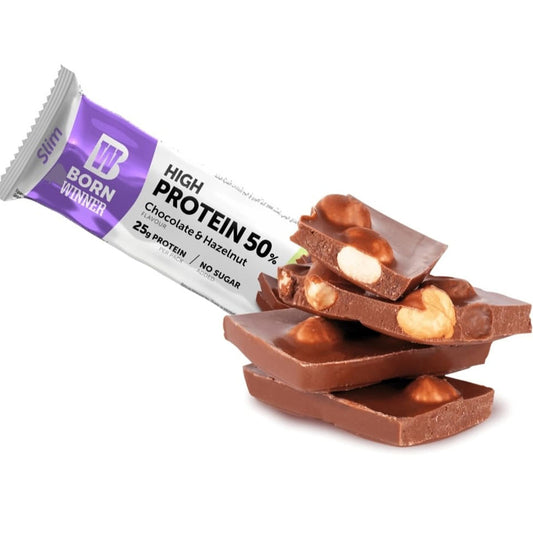 Born Winner Slim Protein Bar Chocolate & Hazelnut 50 g