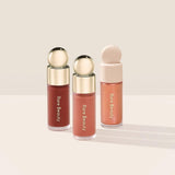 رير بيوتي احمر خدود سائل 3 قطع ميني اند لومينايز تريو