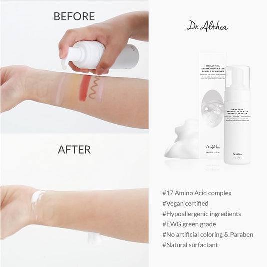 منظف فقاعات لطيف بالأحماض الأمينية 140 مل من دكتور ألثيا‏