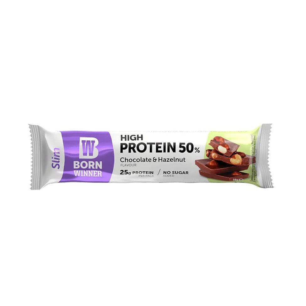 Born Winner Slim Protein Bar Chocolate & Hazelnut 50 g