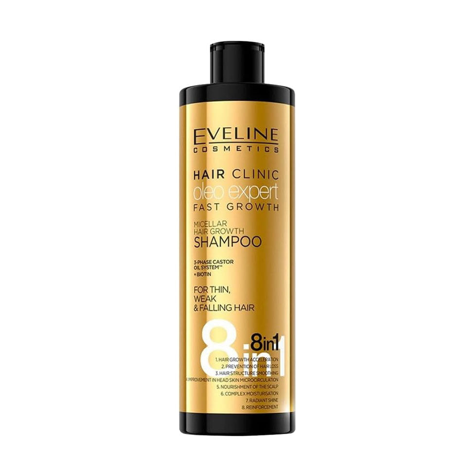 Eveline Hair Clinic Oleo Expert Fast Growth Shampoo 8 in 1 Size 400 ml
