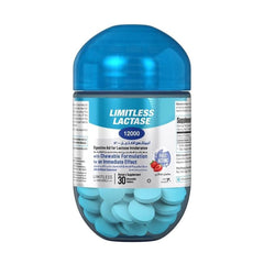 Limitless Lactase Concentrate 12000 Strawberry 30 Tablets
