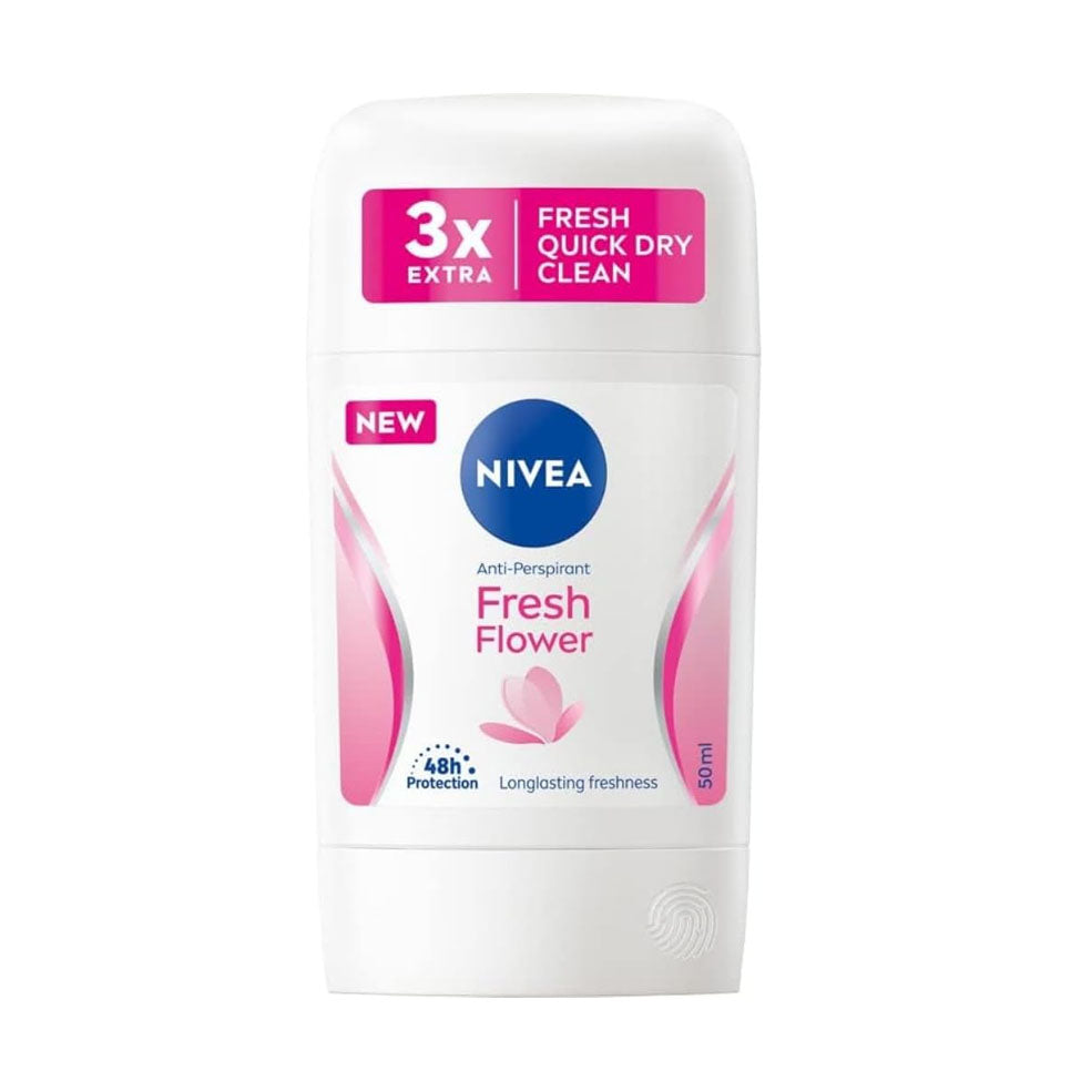 مزيل عرق ستيك مضاد للتعرق 48 ساعة للنساء فريش فلاور 50 مل من نيفيا