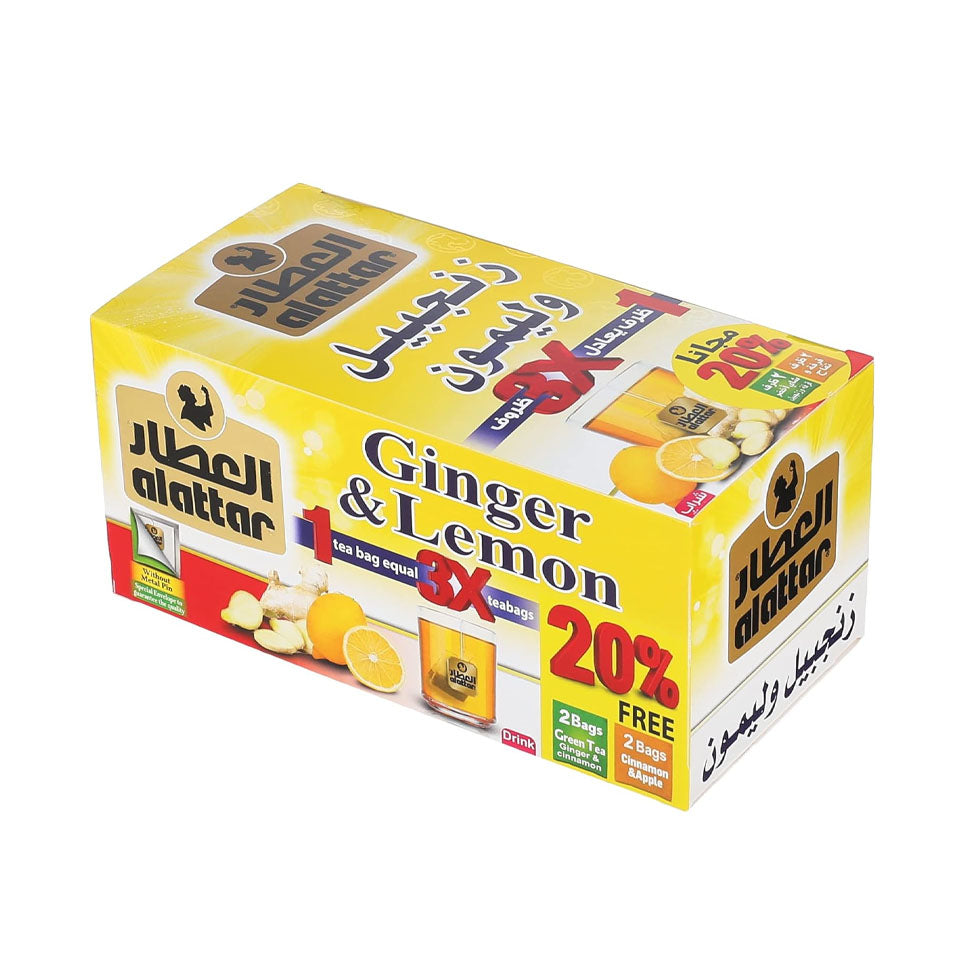 Al Attar Ginger and Lemon Drink 20 Bags