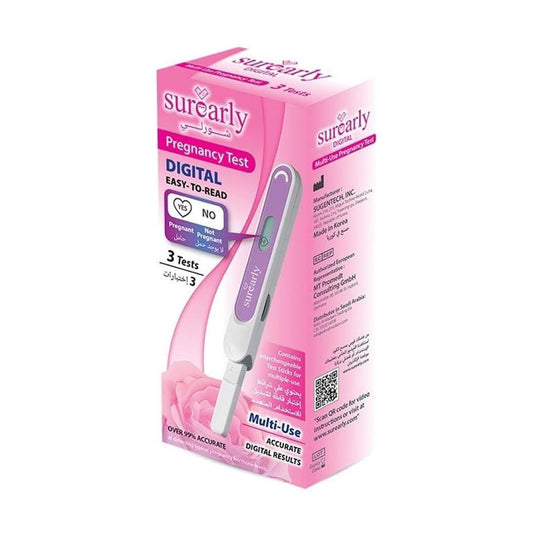 شورلي اختبار الحمل المنزلي 3 قطعة رقمي