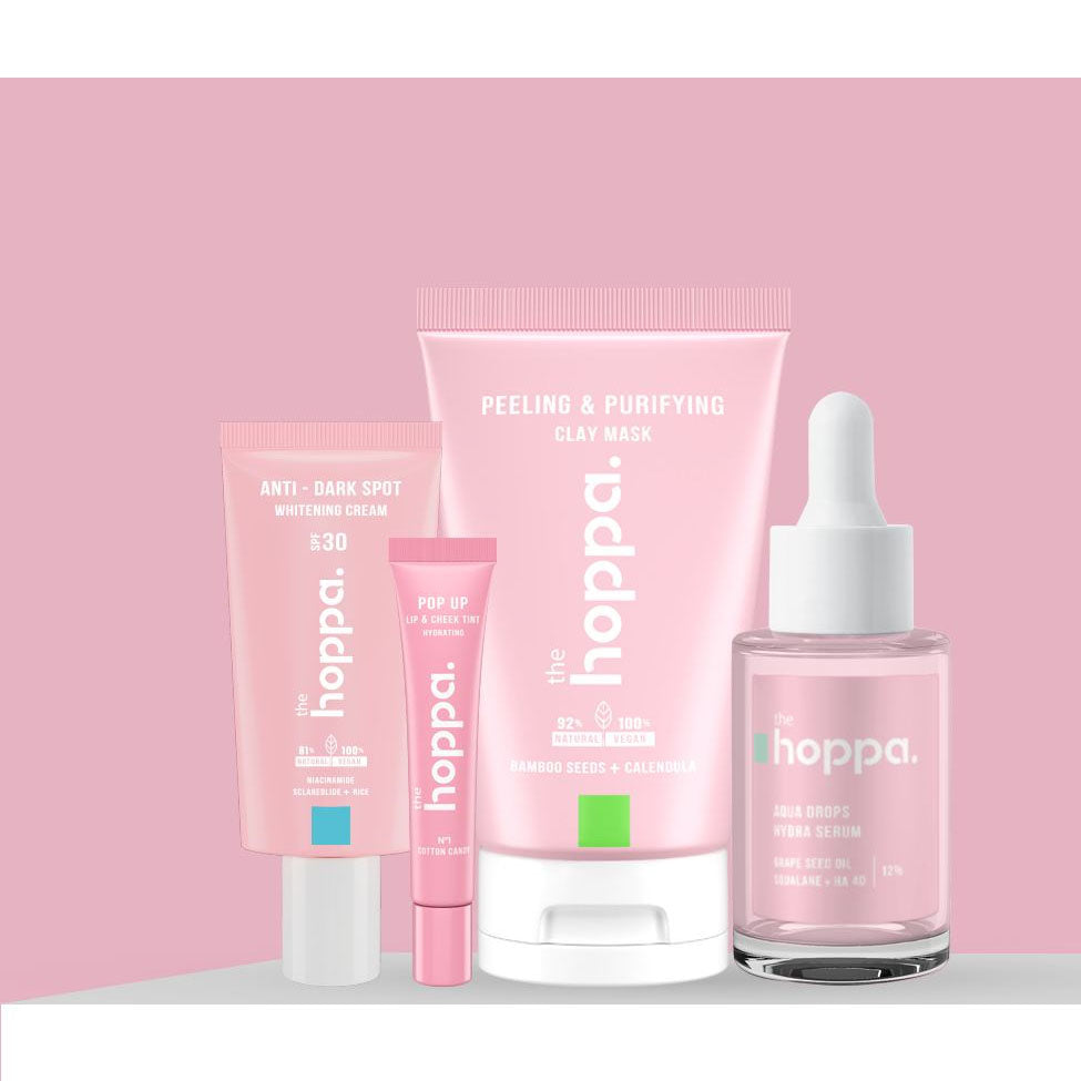 Clay mask for exfoliating and purifying the skin  The Hoppa 120 ml