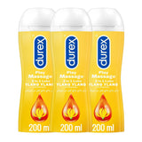 Offer of Durex Play Refreshing Massage Gel 2 in 1 200 ml x 3 packs