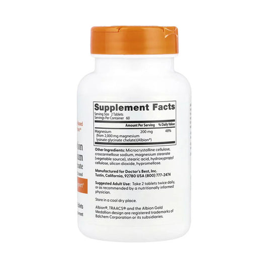 دكتورز بيست‏ مغنيسيوم عالي الامتصاص 100 ملجم 120 قرص |  صيدلية.كوم.