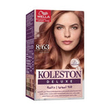 Koleston Hair Dye Kit Light Golden Pink Blonde 0% Ammonia Deluxe 8/63