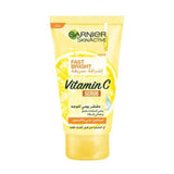غارنييه مقشر الوجه سكن ايكتيف اشراقة سريعة فيتامين سي والليمون 150 مل