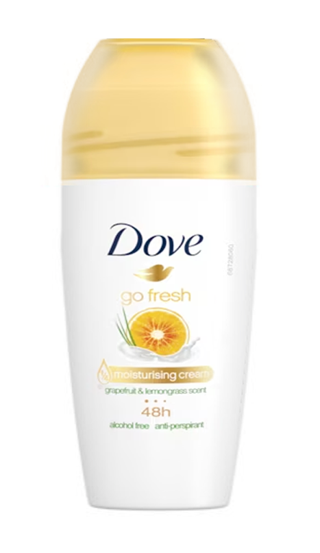 Dove Go Fresh Grapefruit & Lemongrass Antiperspirant Deodorant 50 ml