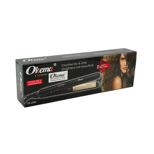 سيراميك مملس الشعر OK-2589 حجم 120 ملم من اوكيما