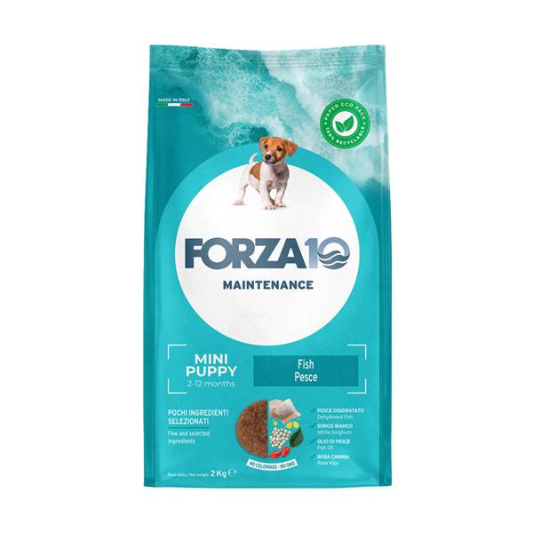 فورزا 10 طعام جاف للكلاب الصغيرة من السلالات الصغيرة بنكهة السمك 2 كيلو |  صيدلية.كوم.