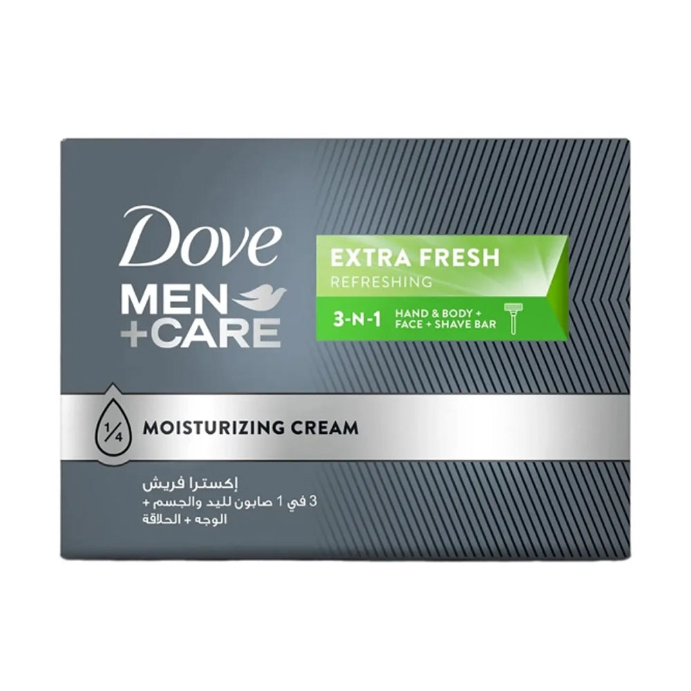 صابون قالب عنايه+رجالي اكسترا فريش 100 جرام دوف |  صيدلية.كوم.