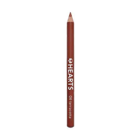 Hearts Lip Liner Pencil Terracotta 06