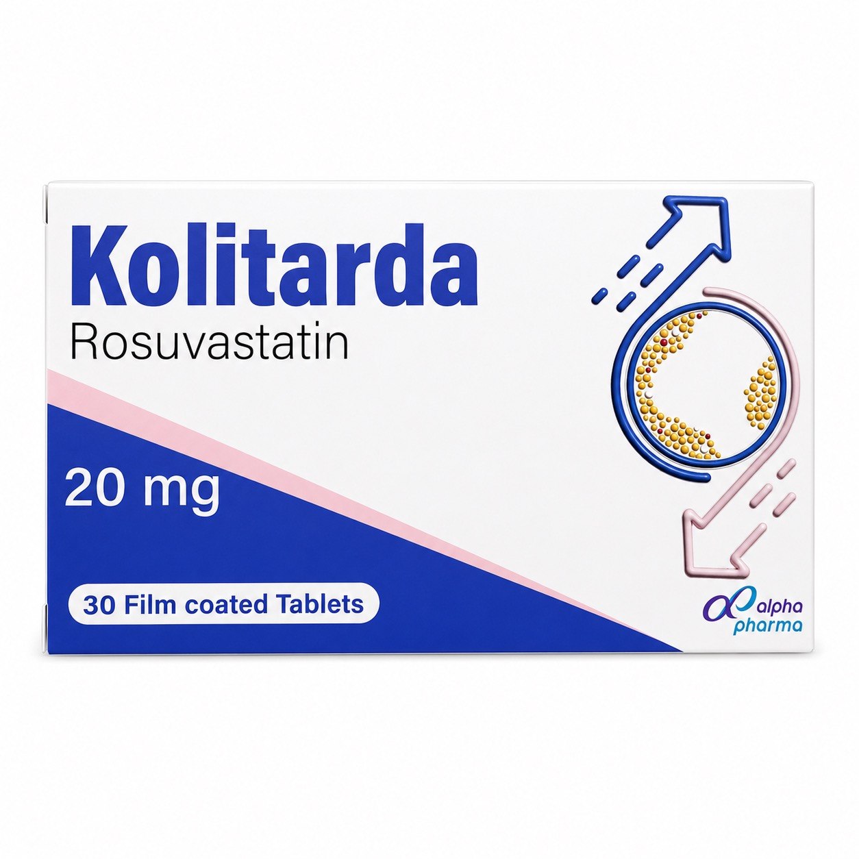 Kolitarda 20 mg 30 tablets