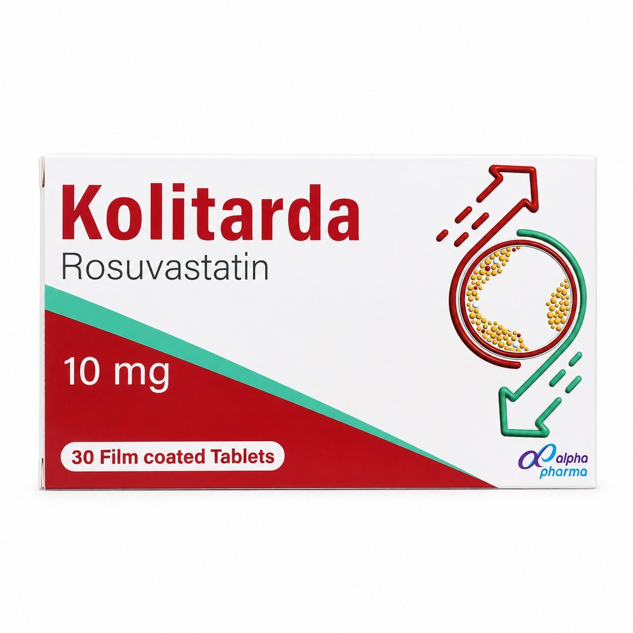 Kolitarda 10 mg 30 tablets