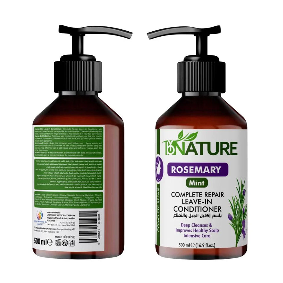 By Nature Leave-In Repair Balm with Rosemary and Mint 500 ml
