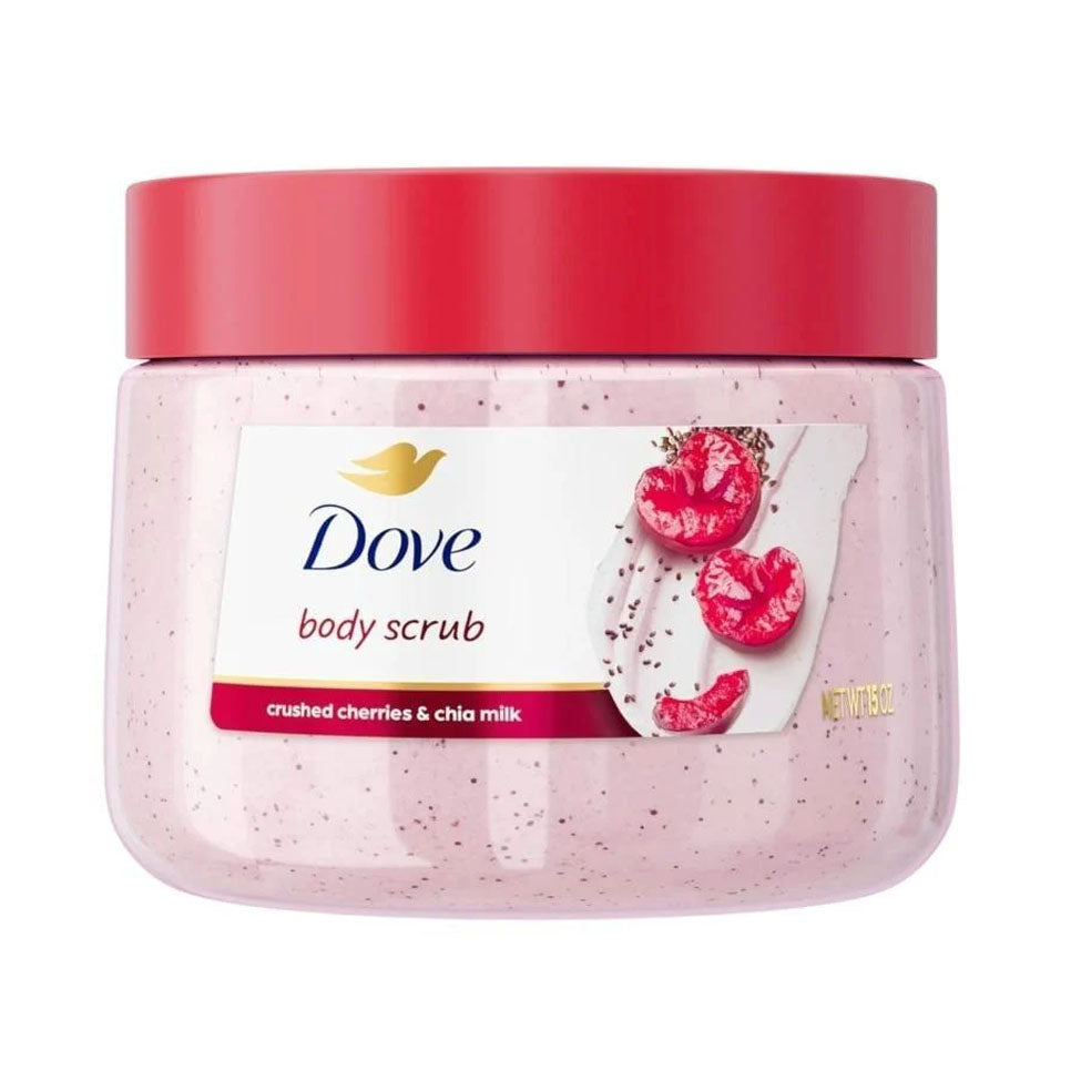 Dove Body Scrub With Cherry And Shea Milk 425 Gm