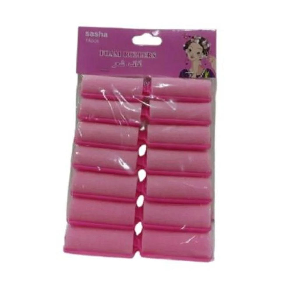 ساشا لفافات شعر اسفنجية متوسطة الحجم 14 قطعة |  صيدلية.كوم.