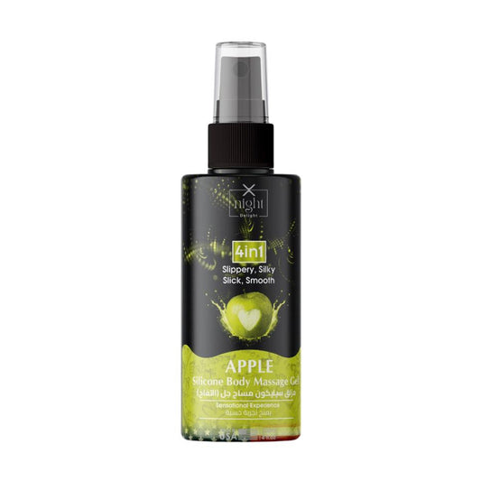 X-Night Delight Massage Gel 4×1 Silicone Apple 120ml