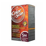 5M Color &amp; Soil Hair Dye Kit Without Ammonia 135ml Light Mahogany Chestnut