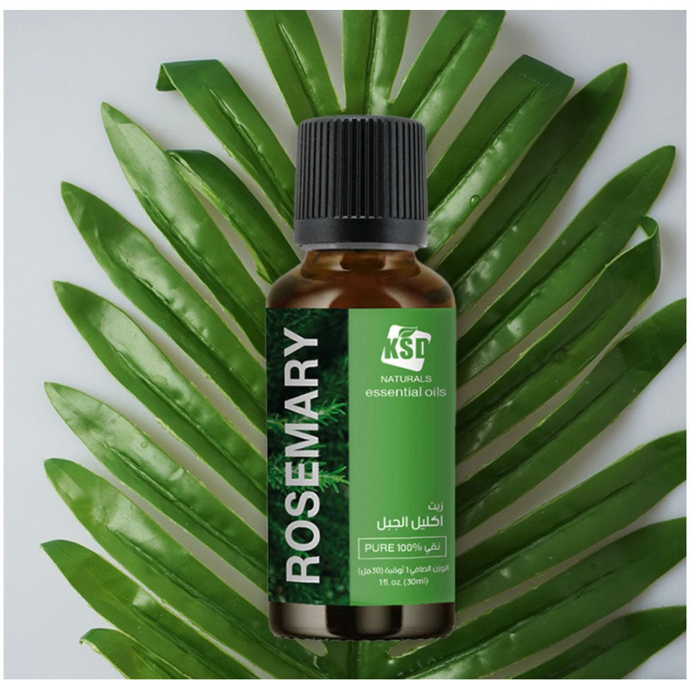 3- زيت إكليل الجبل العطري شفاف 30 مل من KSD 30