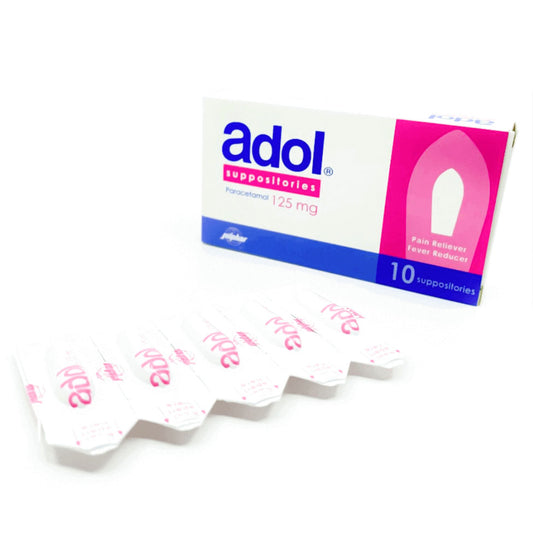 Adol Paracetamol 125 mg 10 Suppositories