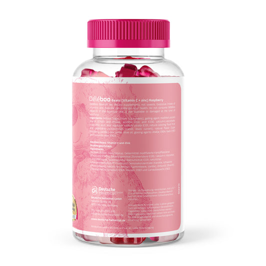 فيتامين سي مع زنك بنكهة التوت البري 90 حبة بينز من ديلي بوو |  صيدلية.كوم.