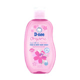 D-Nee Organic Baby Shampoo and Wash for Newborns with Natural Sakura Flower