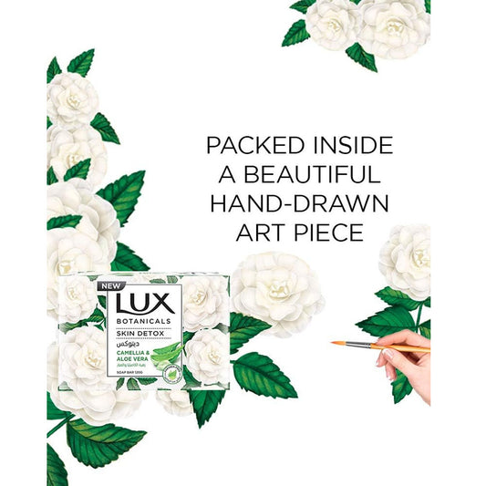 لوكس قالب صابون ديتكوس بزهرة الكاميليا و الصبار 120 غم