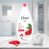 Dove body wash vitality wave with loofah 250 ml