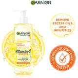 Garnier Face Gel Cleanser Fast Brightening Vitamin C and Lemon Extract 400 ml