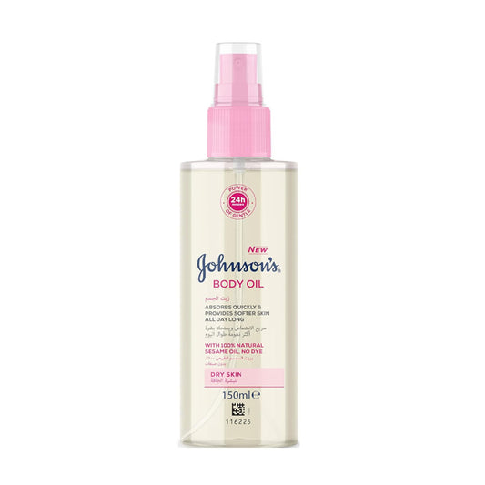 جونسون زيت بخاخ رطوبة لمده 24 ساعة مرطب في 2 - 150 مل