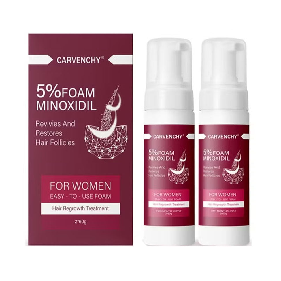 كارفينشي مينوكسيديل رغوة 5% لعلاج تساقط الشعر  60 مل ×2 |  صيدلية.كوم.