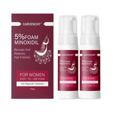 Carvency Minoxidil Foam 5% For Hair Loss Treatment 60 ml ×2