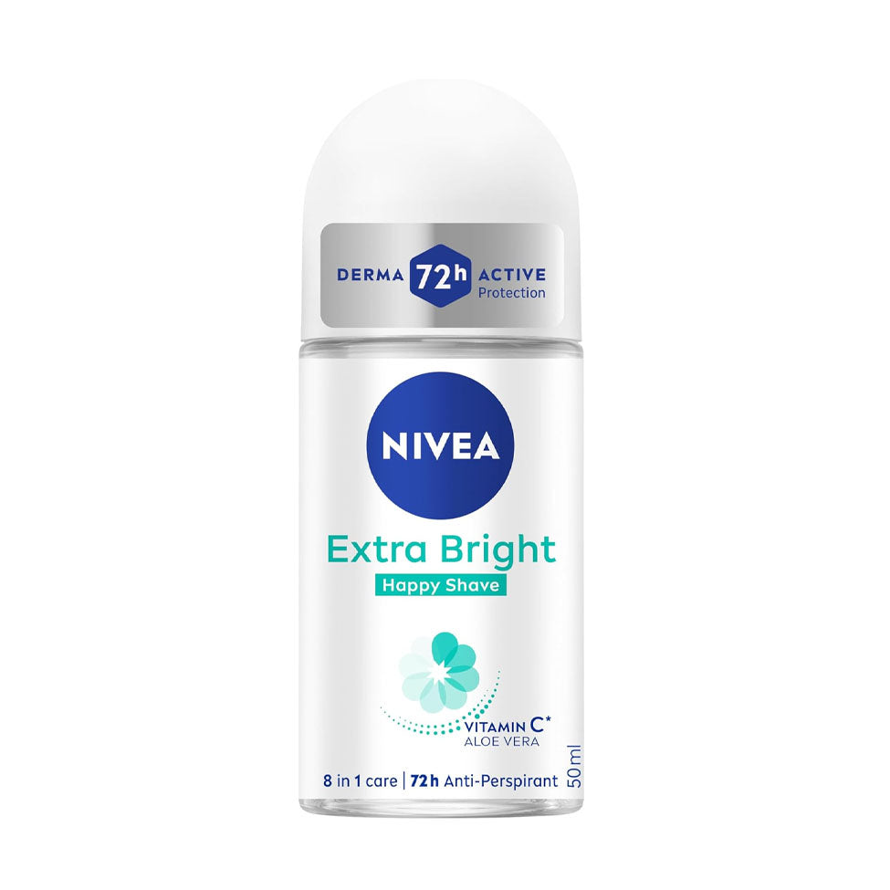 نيفيا مزيل عرق اكسترا برايت هابي شيف رول أون 50 مل