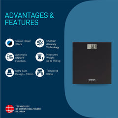 Omron Electronic Scale HN289 Black