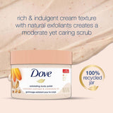 Dove Body Scrub With Oat Flour And Calendula Oil Extract 298 Gm