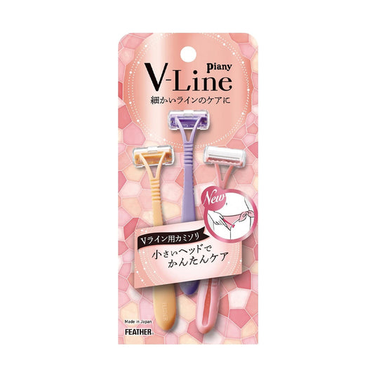 Feather Pinay Women's Shaving Razors 3 Pieces
