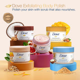 Dove Body Scrub With Oat Flour And Calendula Oil Extract 298 Gm