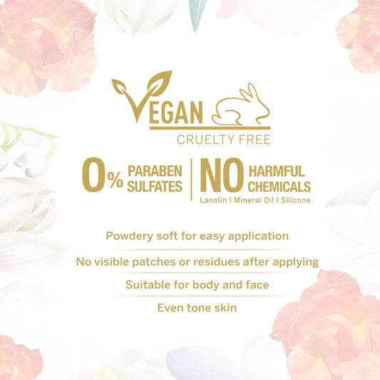 ياردلي بودرة تلك معطرة برائحة خشب الصندل الفخم برتقالي