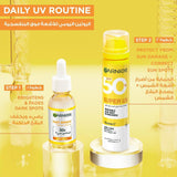 Super UV Invisible Sunscreen Spray SPF50+ With Vitamin C  Garnier 75 Ml