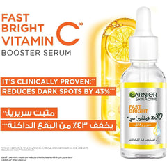 Garnier Fast Bright Vitamin C 30% Anti-Dark Spots Serum 50ml