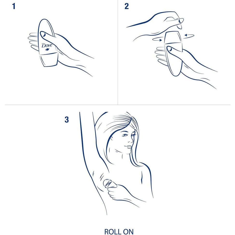 عرض دوف مزيل عرق رول اون جو فريش برائحة الخيار والشاي الأخضر - 50 مل×3